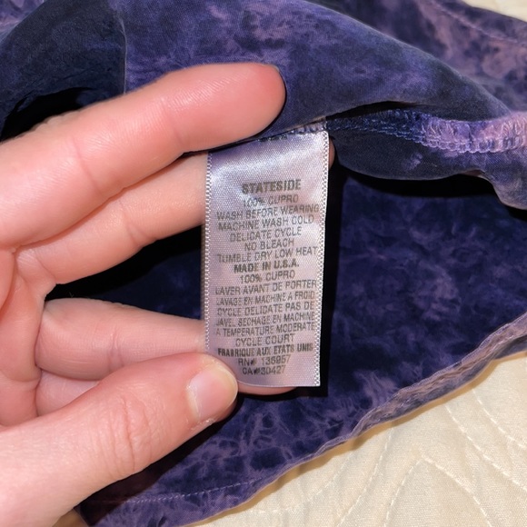 Anthropologie // Stateside Cupro Tie Dye Tank {Purple} NWT🌛 - Picture 10 of 14